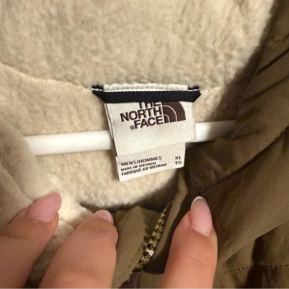 The North Face Cuchillo Full Zip Hooded Jacket Military Green Olive- Size XL